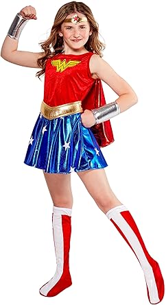 New Rubies DC Comics Wonder Woman Costume for Kids (Medium) - Kidsy