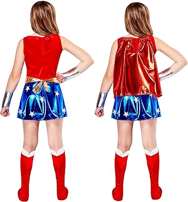 New Rubies DC Comics Wonder Woman Costume for Kids (Medium) - Kidsy