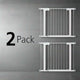 New Safety 1ˢᵗ Easy Install Walk - Thru Gate - Value 2 Pack (White) - Kidsy