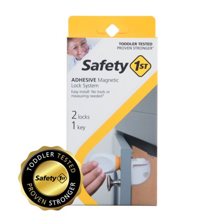 New Safety 1st Magnetic Lock Set 2 - Piece (White) - Kidsy