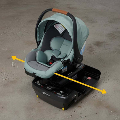 New Safety 1st onBoard Slide DLX Infant Car Seat w/SafetySlide Base (Dusty Green) - Kidsy