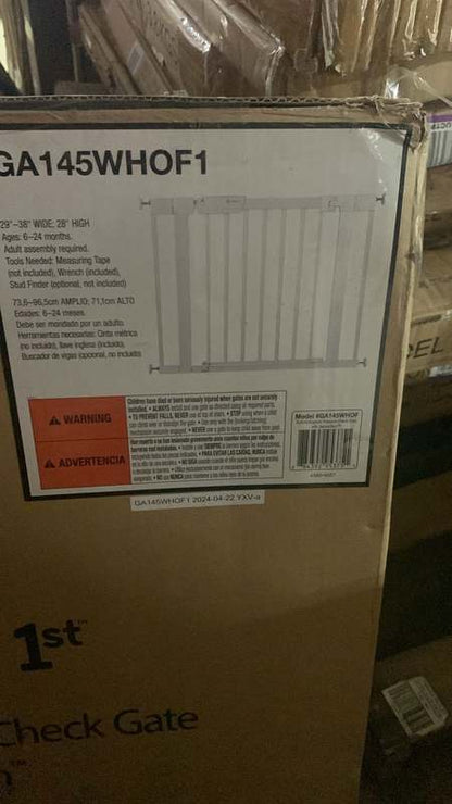 New Safety 1st Pressure - Check Gate (White) - Kidsy