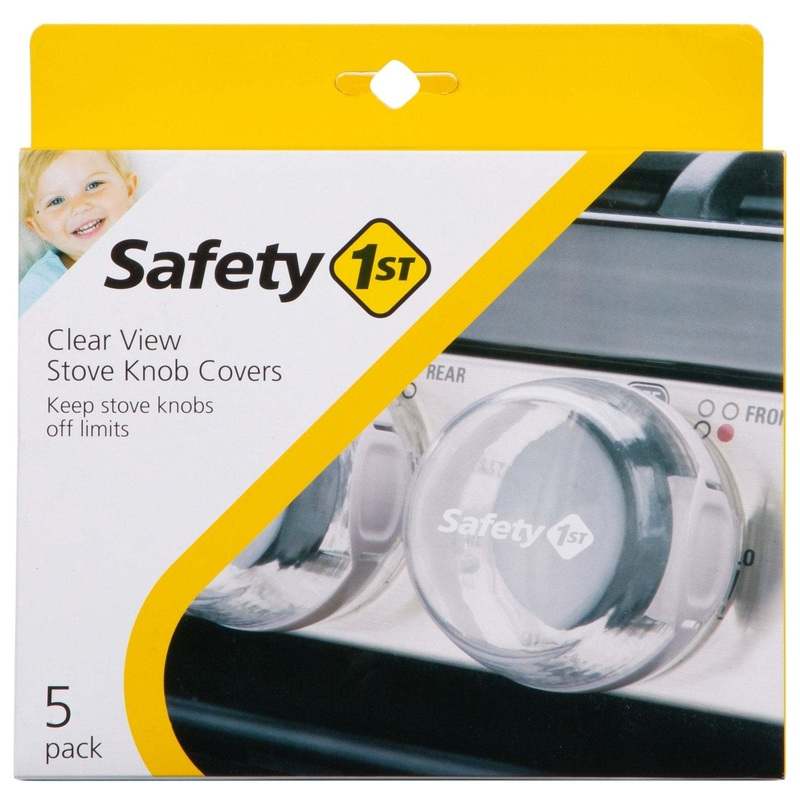 New Safety 1st Stove Knob Covers 5 - Pack (Clear) - Kidsy