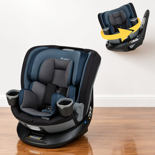 New Safety 1st Turn and Go 360 ST 3-in-1 Rotating Car Seat (Dark Triad) - Kidsy