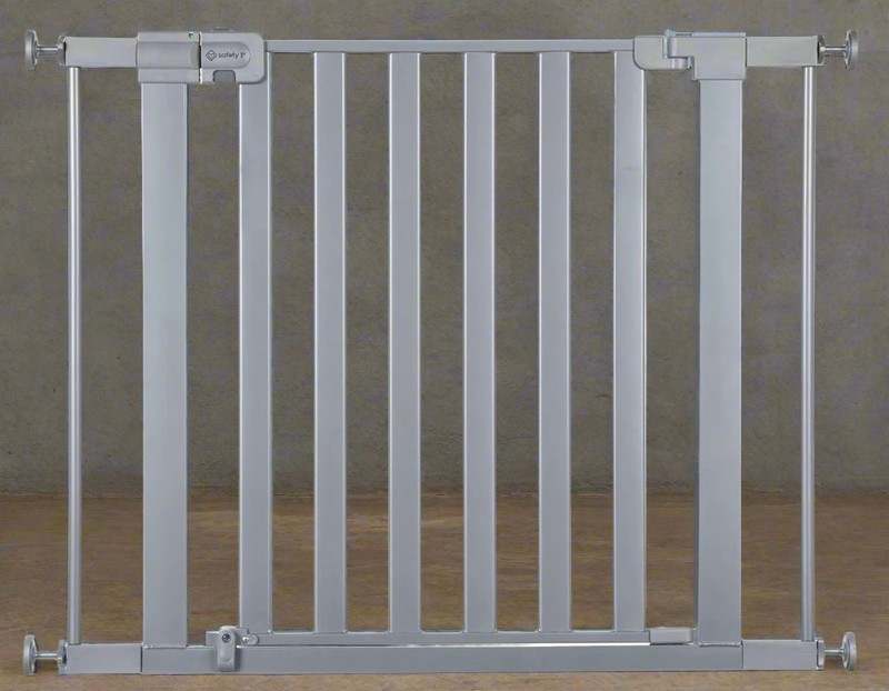 New Safety 1st Walk Through Baby Gate with Door (Fits 29" - 38" Wide, 1 - Pack, Silver) - Kidsy