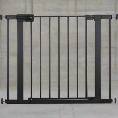 New Safety 1st Walk Thru Gate Fits 29 to 38 inches Wide (Black) - Kidsy