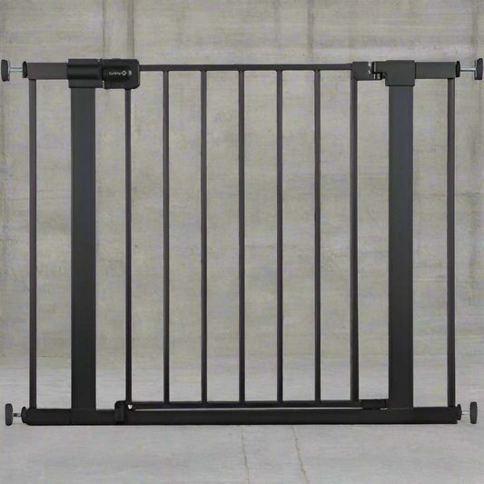 New Safety 1st Walk Thru Gate Fits 29 to 38 inches Wide (Black) - Kidsy