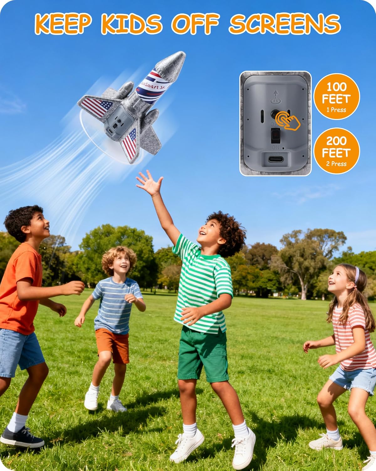 New SainSmart Jr. Motorized Rocket Launcher Toy (200 ft) - Kidsy