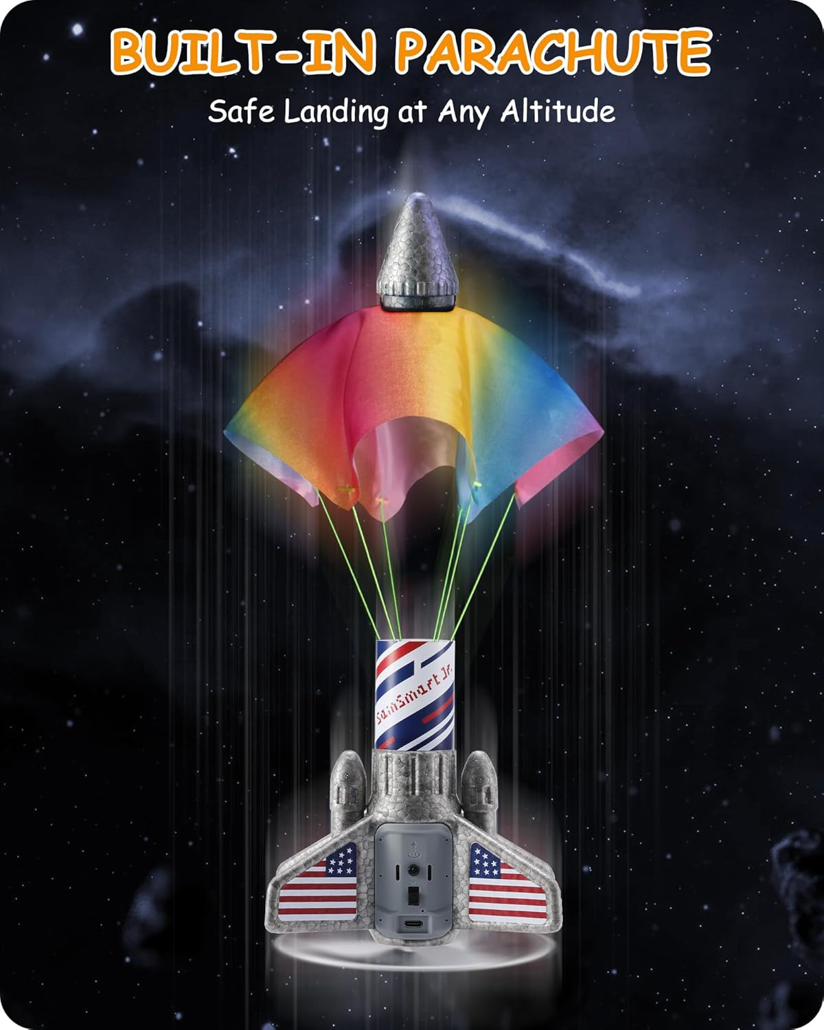 New SainSmart Jr. Motorized Rocket Launcher Toy (200 ft) - Kidsy