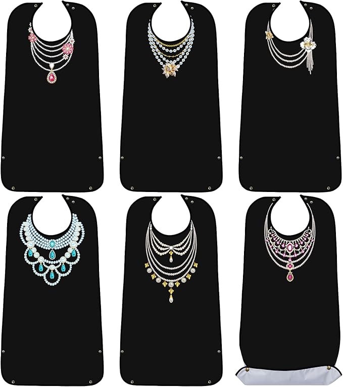 New SATINIOR Adult Bibs for Women, 6 - Pack (Necklace Style) - Kidsy