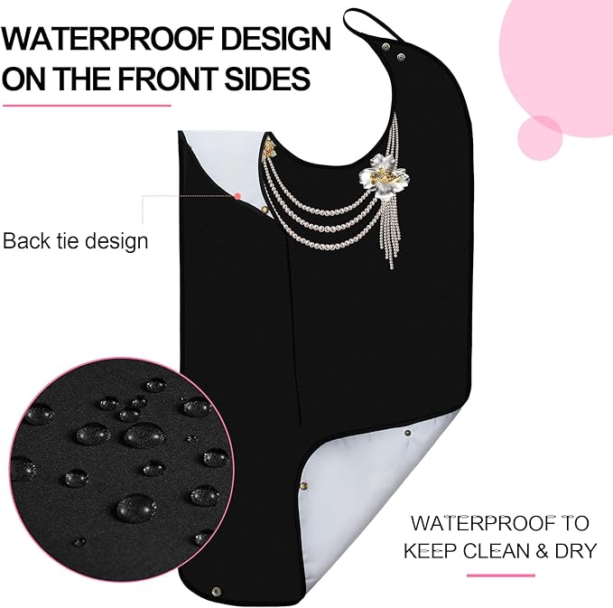 New SATINIOR Adult Bibs for Women, 6 - Pack (Necklace Style) - Kidsy