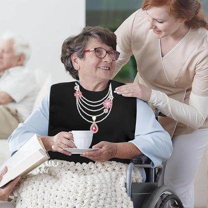 New SATINIOR Adult Bibs for Women, 6 - Pack (Necklace Style) - Kidsy