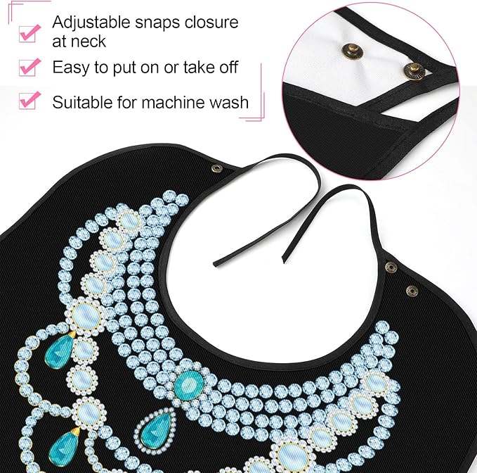 New SATINIOR Adult Bibs for Women, 6 - Pack (Necklace Style) - Kidsy