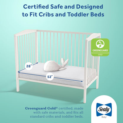 New Sealy Baby Airy Night Diamond Breathable Crib Mattress - Kidsy