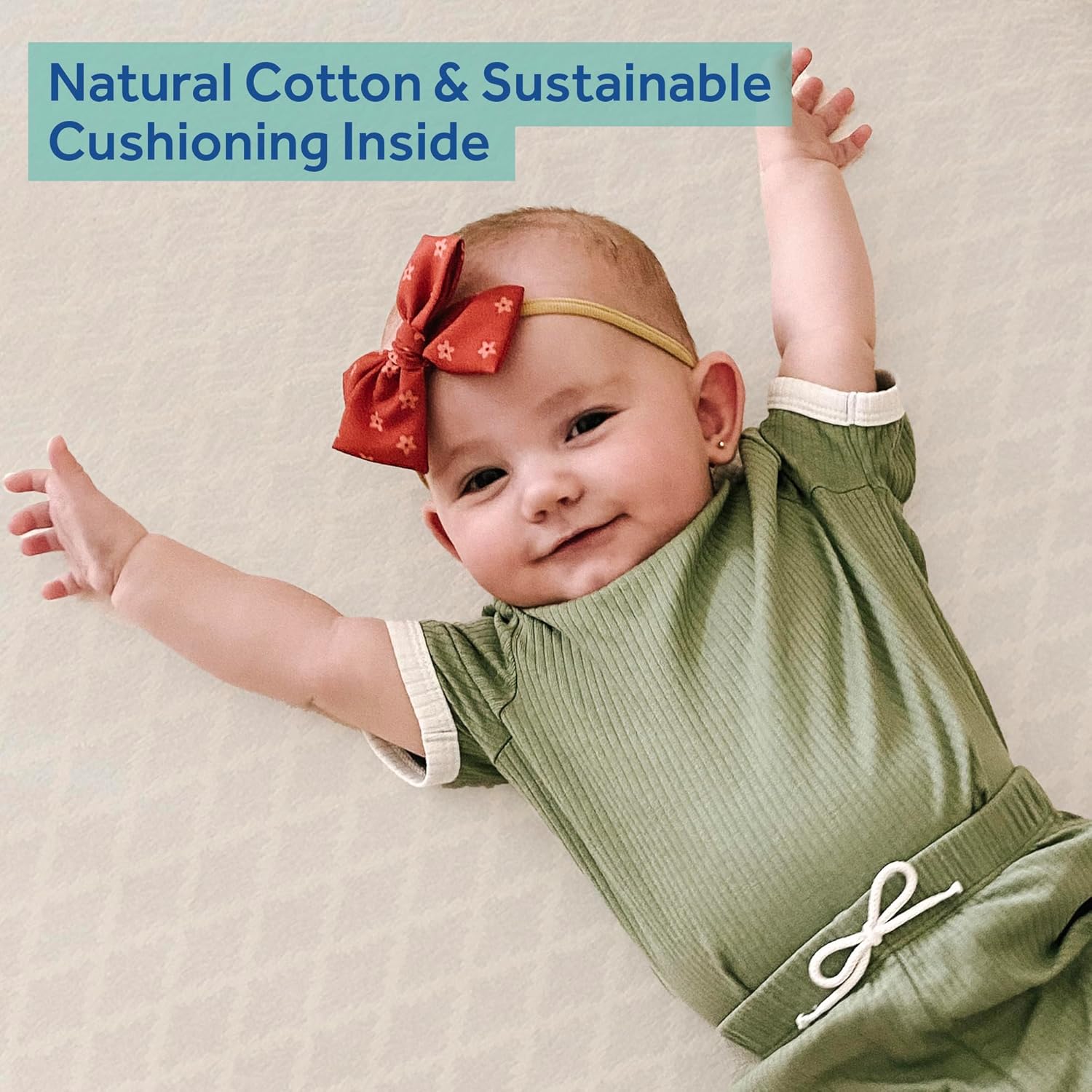 New Sealy Baby Posturepedic Grow Breathable 2 Stage Waterproof Crib Mattress (52"X28") - Kidsy