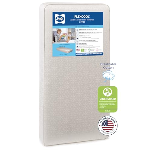 New Sealy Flex Cool 2 - Stage Crib & Toddler Bed Mattress - Kidsy