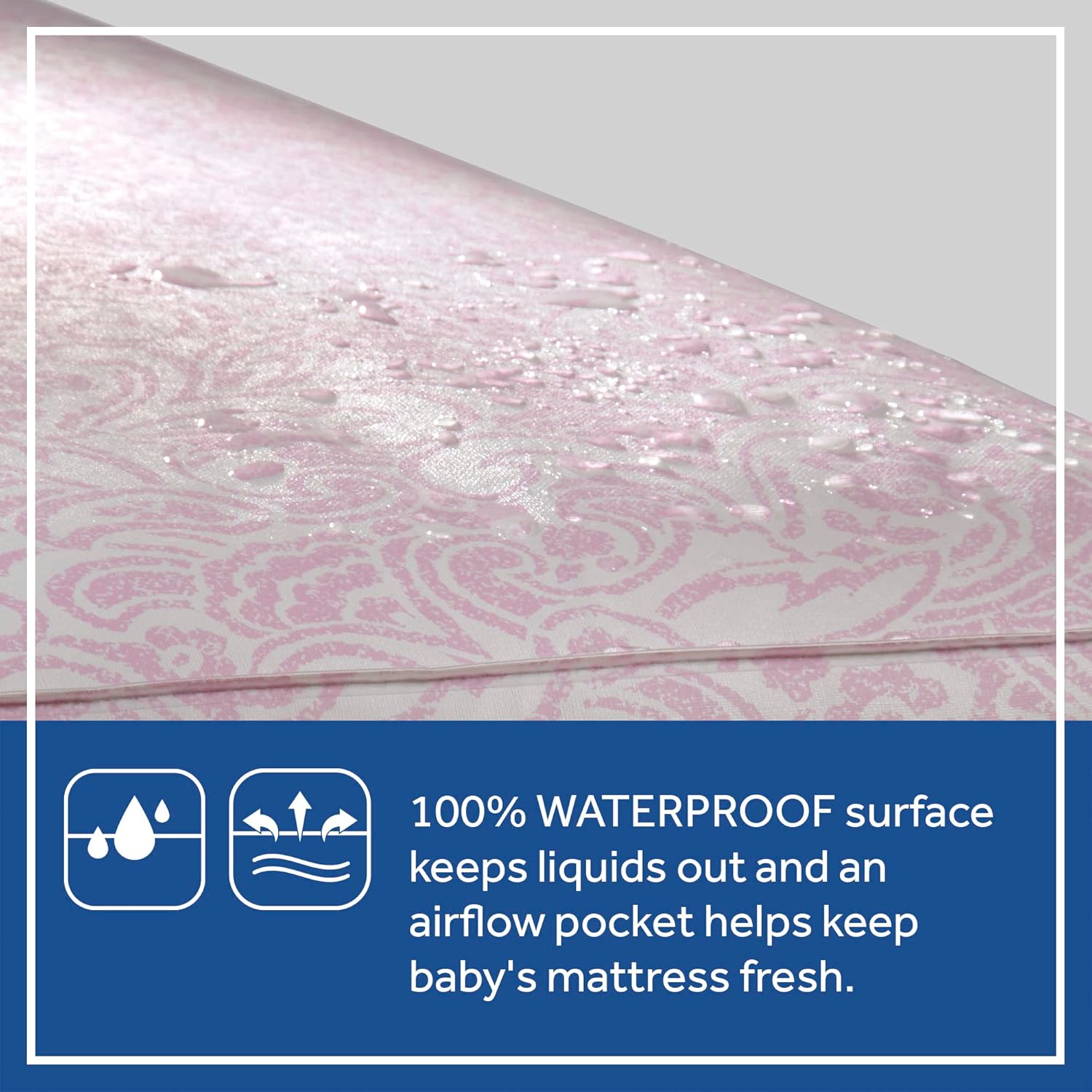 New Sealy Ortho Rest Waterproof Baby Crib Mattress and Toddler Bed Mattress (Pink) - Kidsy