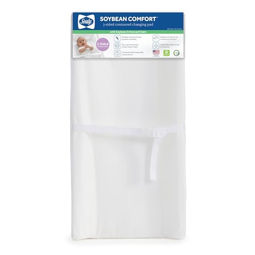 New Sealy Soybean 3 - Sided Baby Diaper Changing Pad - Kidsy