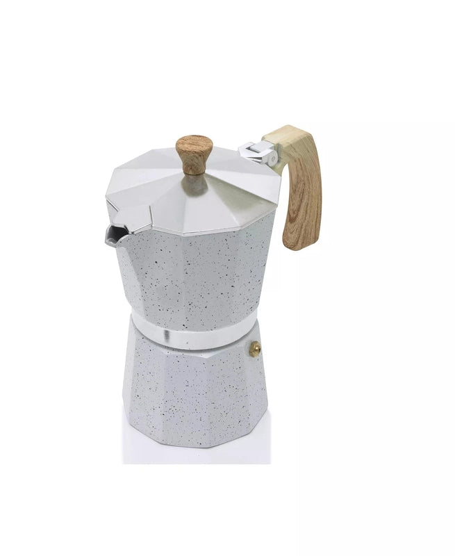 New Sedona Kitchen Aluminum 6 Cup Espresso Maker (White) - Kidsy