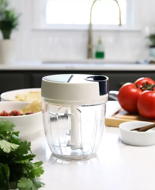 New Sedona Kitchen Manual Pull Food Chopper, 3.8 - Cup (Blue) - Kidsy