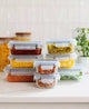 New Sedona Kitchen Sedona 16 - Piece Glass Food Storage Container Set - Kidsy