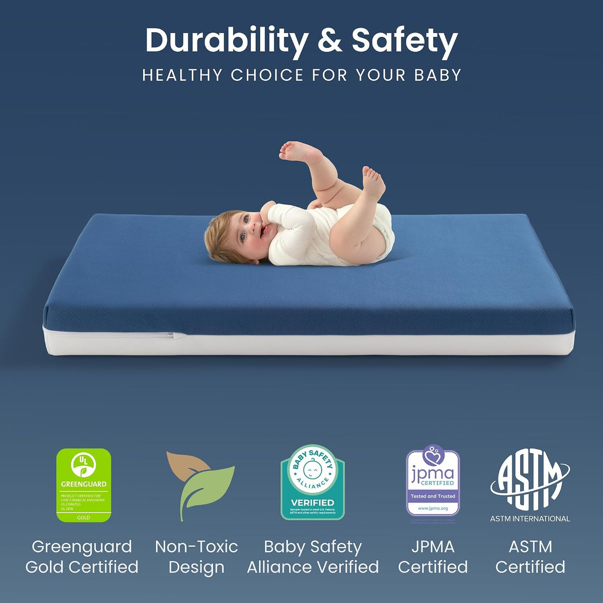 New Serta CloudCool Breathable Waterproof Crib & Toddler Mattress - Kidsy
