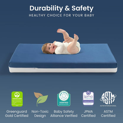 New Serta CloudCool Breathable Waterproof Crib & Toddler Mattress - Kidsy