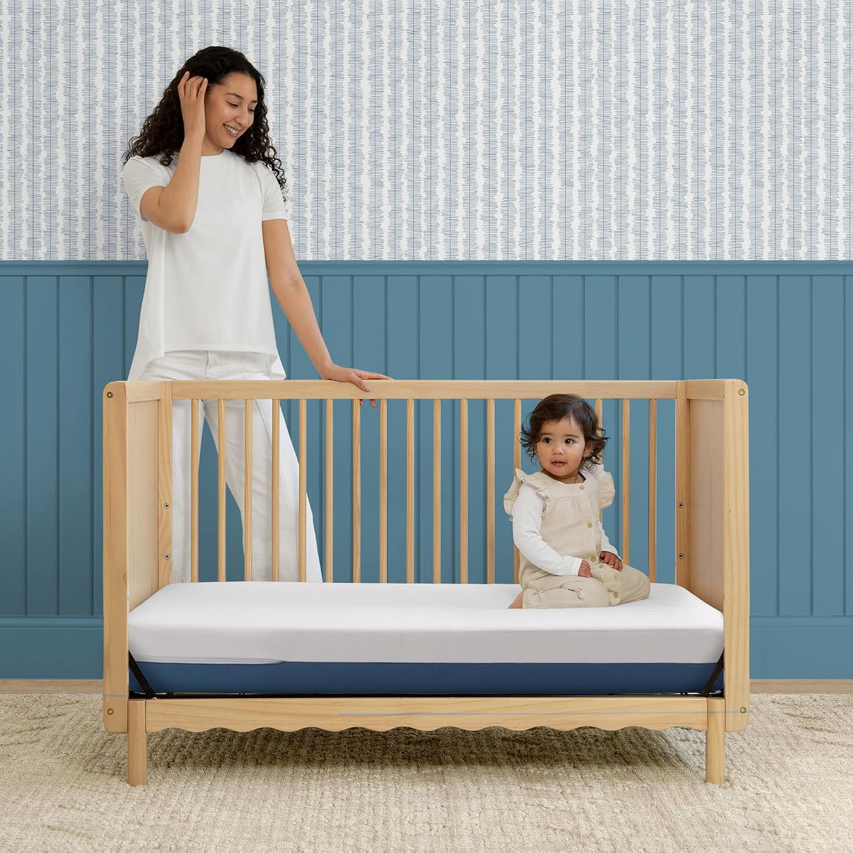 New Serta CloudCool Breathable Waterproof Crib & Toddler Mattress - Kidsy
