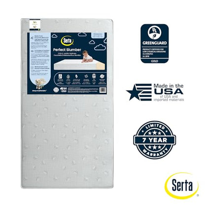 New Serta Perfect Slumber Dual Sided Crib & Toddler Mattress - Kidsy