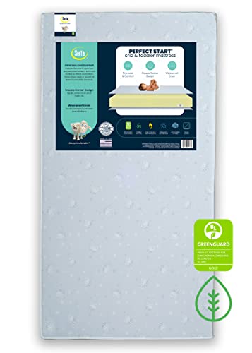 New Serta Perfect Start Crib Mattress, Waterproof Fiber Core (Natural) - Kidsy