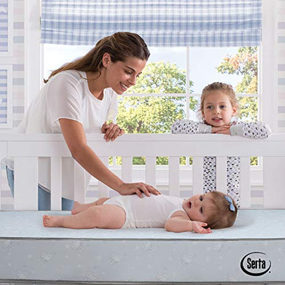 New Serta Perfect Start Crib Mattress, Waterproof Fiber Core (Natural) - Kidsy