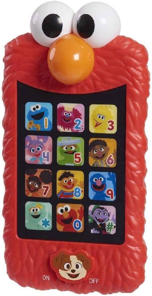 New Sesame Street Learn with Elmo Pretend Play Phone Toy - Kidsy