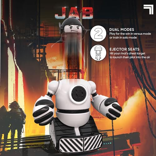 New Sharper Image Mecha Rivals RC Battle Robots (Blue/White) - Kidsy