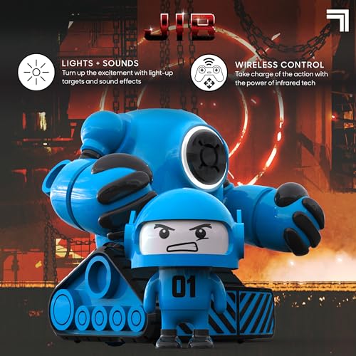 New Sharper Image Mecha Rivals RC Battle Robots (Blue/White) - Kidsy