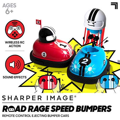 New Sharper Image Road Rage RC Ejector Bumper Cars Set - Kidsy