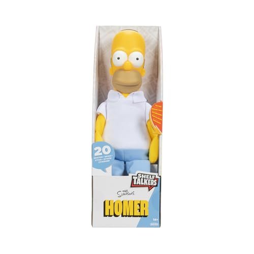 New Shelf Talkers The Simpsons Homer Talking Plush, 12" Collectible Toy - Kidsy