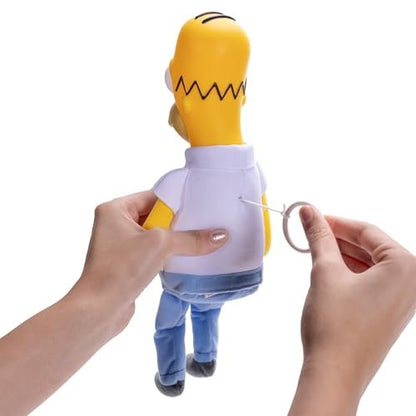 New Shelf Talkers The Simpsons Homer Talking Plush, 12" Collectible Toy - Kidsy