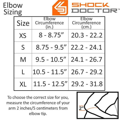 New Shock Doctor Elbow Compression Sleeve (Black) - Kidsy