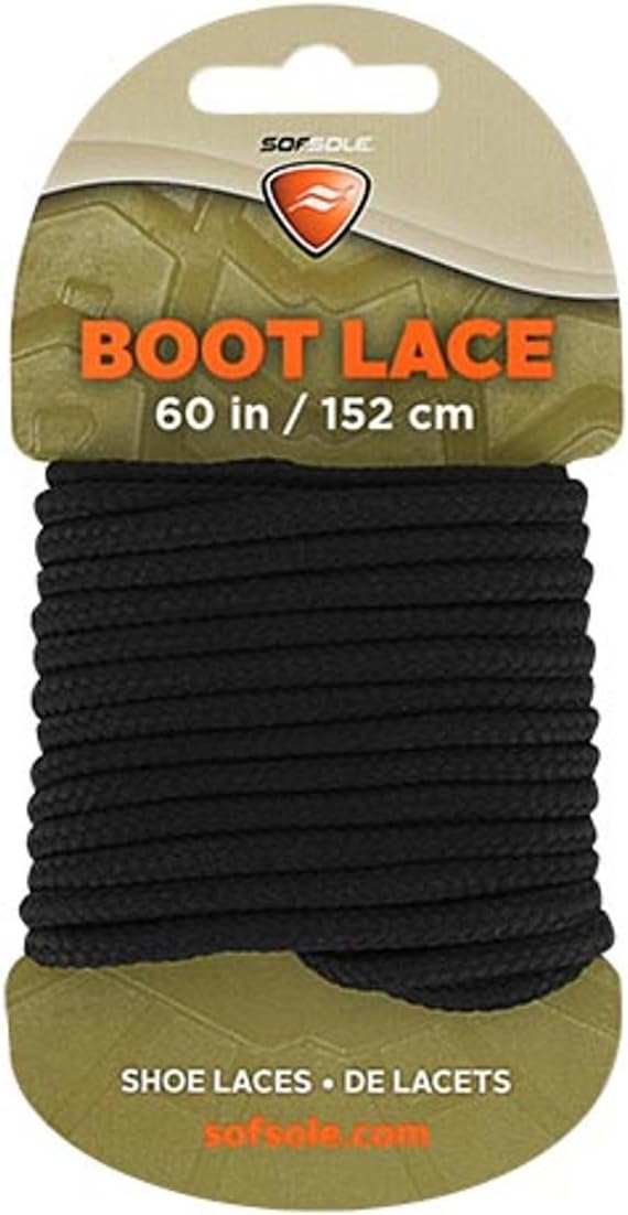 New Shoe Laces, 60" L (Black) - Kidsy