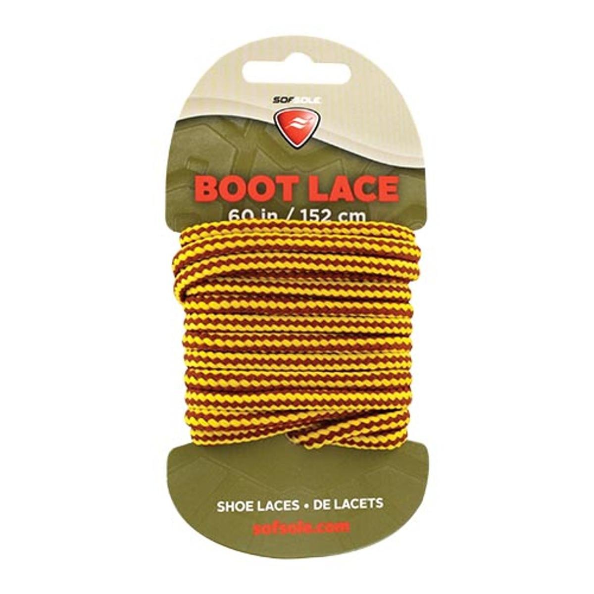 New Shoe Laces, 60" L, Polyester, Gold Brown