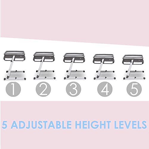 New Simmons Kids Twin Bassinet – Adjustable with Wheels (Grey Tweed) - Kidsy