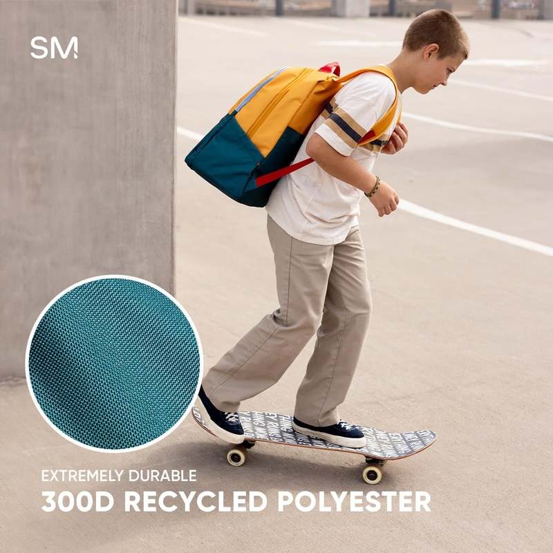 New Simple Modern Ellis Backpack for School Medium 20L (Hopscotch Checkmate) - Kidsy