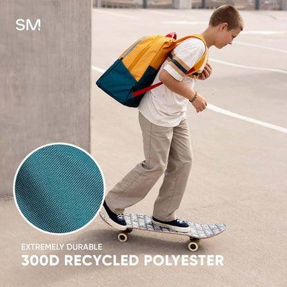 New Simple Modern Ellis Backpack for School Medium 20L (Hopscotch Checkmate) - Kidsy