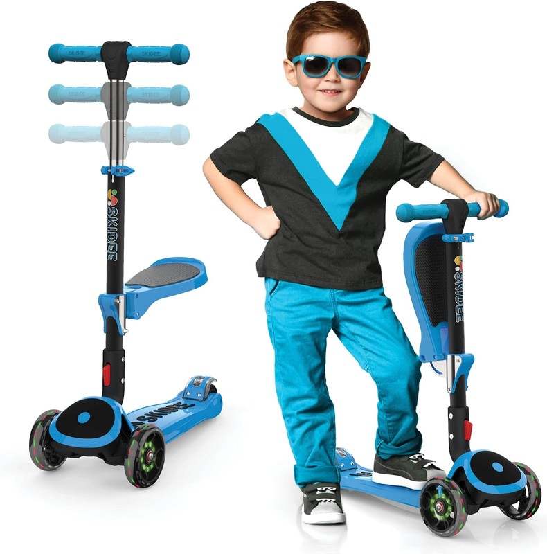 New SKIDEE Kick Scooters for Kids Ages 3 - 5 (Blue) - Kidsy
