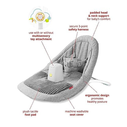 New Skip Hop Baby Ergonomic Activity Floor Seat (Silver Lining Cloud - Gray) - Kidsy