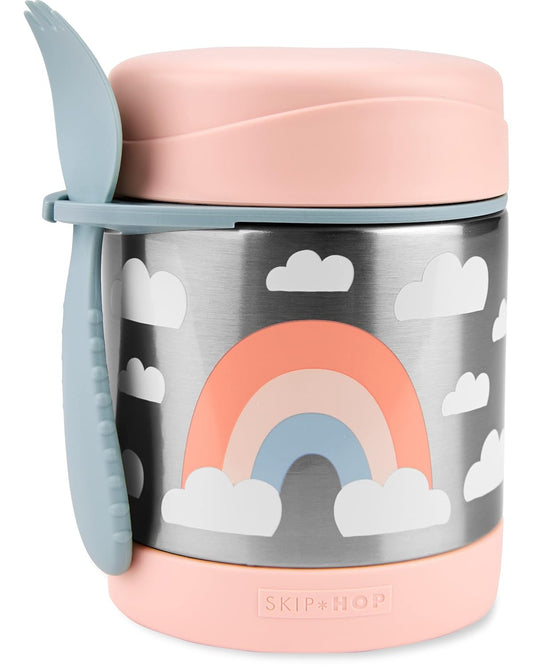 New Skip Hop Insulated Baby Food Jar, Sparks (Rainbow) - Kidsy