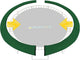 New SkyBound Universal Replacement Trampoline Safety Pad (12 ft, Quick - Install, Dark Green) - Kidsy