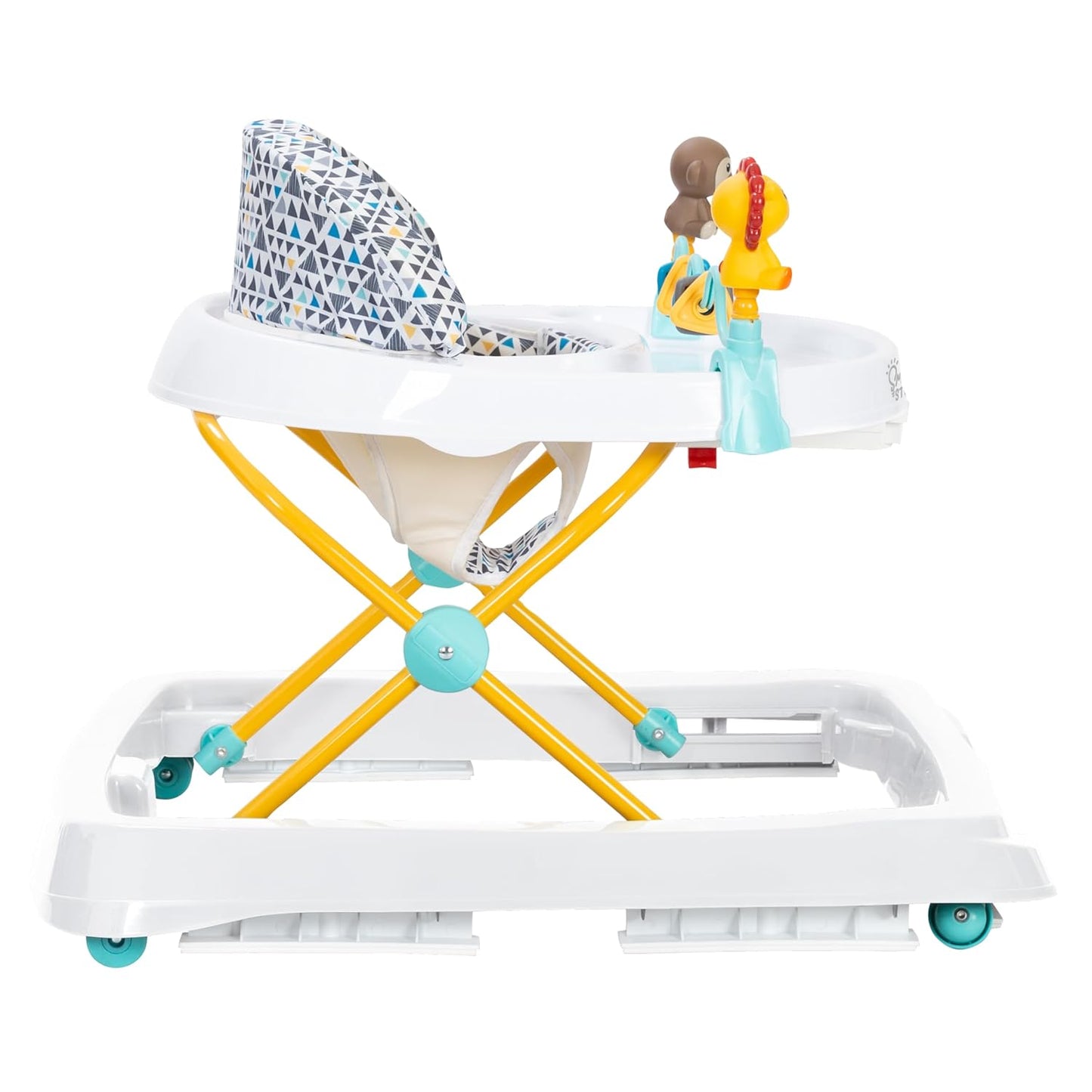 New Smart Steps Trend Activity Walker (Zoo - ometry White) - Kidsy