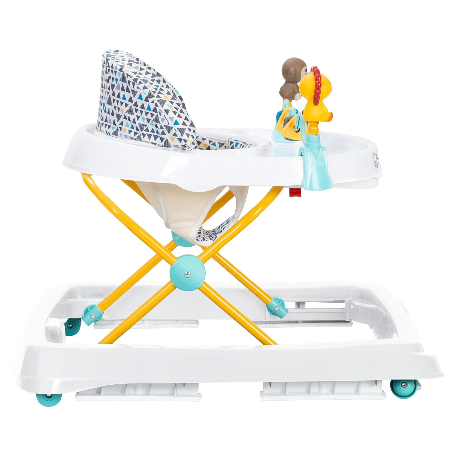 New Smart Steps Trend Activity Walker (Zoo - ometry White) - Kidsy