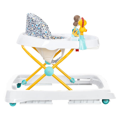 New Smart Steps Trend Activity Walker (Zoo - ometry White) - Kidsy